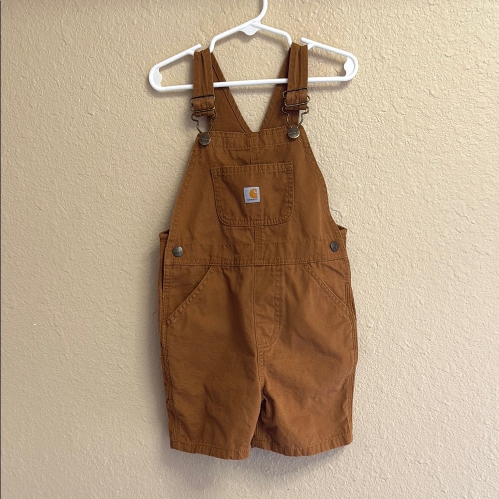 Kids Carhartt Brown overalls